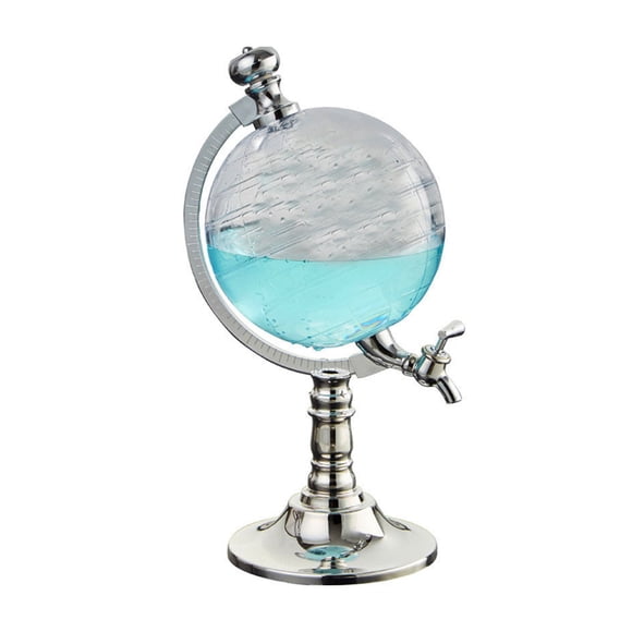 Globes Shape Dispenser With Funnel And Stopper Tap Decanter Dispenser For Wine Liquors WhiskeyDrinks