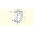 thumbnail image 3 of Commode 5 tiroirs Paris de Nexera, blanc, 3 of 5
