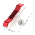 thumbnail image 5 of KAKOWELY phone trigger buttons 2 Pairs of Mobile Game Metal Controller Game Buttons Game Shortcut Shooting Button Handle Aim Key Joystick Shooter (1 Pair E9 Red Handle + 1 Pair E9 Silver Handle), 5 of 5