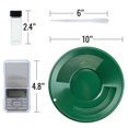 thumbnail image 2 of Ensemble de 7 Pcs ASR Outdoor Rush Doré Poêle de Prospection en Or Fioles en Verre Pierre d'Essai, 2 of 7