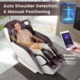 thumbnail image 3 of COSTWAY Provox27 Comfort Full Body Massage Chair - Zero Gravity Massaging Chair with SL Track, Airbags, Foot Rollers, Shoulder Detection, Heating, Bluetooth, Auto Modes, 3 of 10
