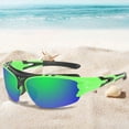 thumbnail image 3 of Lunettes de Soleil Sport E pour Hommes Femmes Cyclisme Extérieur Coupe-Vent Protection Uv Lentille Tac Résistantes aux Rayures Imperméables 6 X 4,7 X 1,9 Pouces Conception Légère, 3 of 5