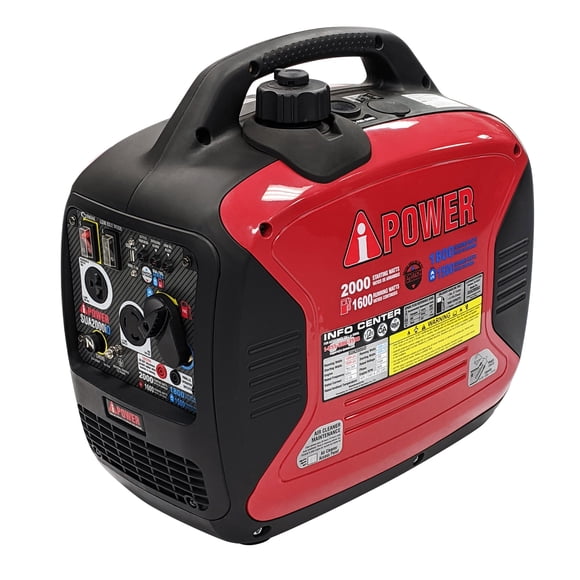 A-ipower 2000W Gasoline and LPG Inverter Portable Generator