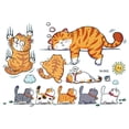 thumbnail image 2 of Binwennn Cute Car Stickers Candy Store for Photography Train Stickers Scratch Cat Car Stickers Cute Cat Car Stickers And Stickers Cat Bumper Stickers Funny Vehicle Window Stickers Car, 2 of 3