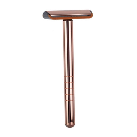 Bilqis Blade Razor for Men, Premium One Blade Safety Razor, Precision Shaving Instrument, Brushed Alloy