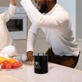 thumbnail image 3 of icolorfuled Black Airtight Dog Food Storage Container with Lid for Kitchen Counter Metal Jar 7.5x11.2 Inches, 3 of 6