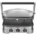 thumbnail image 4 of Cuisinart Stainless Steel 5-in-1 Griddler with Reversible Nonstick Grill and Griddle Plates, 1500 Watts, 4 of 7