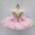 thumbnail image 1 of LOVZFMLL Jupe Princesse à Nœud pour Filles, Été, Manches Courtes, Volants, Dentelle, Col Rond, Broderie, en Maille, 1 of 3
