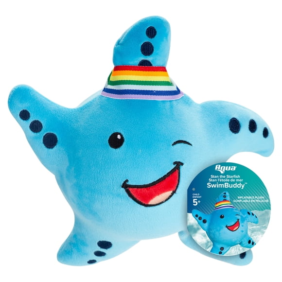 Aqua Leisure SwimBuddy™ Inflatable Plush Float for Kids - Stan Starfish