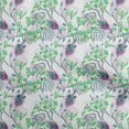 thumbnail image 1 of oneOone Cotton Silk Green Fabric Florals Sewing Craft Projects Fabric Prints By Yard 42 Inch Wide, 1 of 4