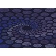 thumbnail image 1 of Ahgly Tapis Rectangulaire Lavable en Machine Intérieur Transitionnel Violet Pervenche Profond, 6 Pieds x 9 Pieds, 1 of 7