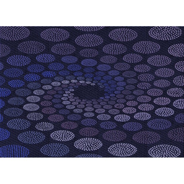 Ahgly Tapis Rectangulaire Lavable en Machine Intérieur Transitionnel Violet Pervenche Profond, 6 Pieds x 9 Pieds