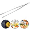 thumbnail image 2 of Milisten Stainless Steel Kitchen Tweezer with Hook Kitchen Fine Tweezer Food Tweezers, 2 of 5