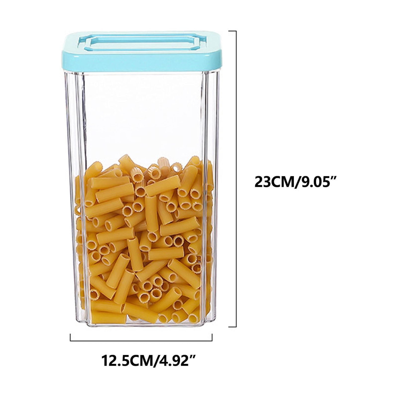 Food Storage Containers,Food Storage Container with Lids Tall Airtight Food Storage Jar Plastic Food Storage Container Kitchen Pantry Containers for Cereal Flour and Sugar