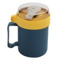 thumbnail image 3 of 1pc Cereal Cup Breakfast Cup Microwave Oven Milk Cup Portable Milk Cup for Home, 3 of 9