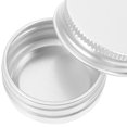 thumbnail image 2 of 24pcs Aluminum Tin Cans Metal Round Tins Containers Screw Lid Small Empty Jars, 2 of 7
