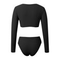 thumbnail image 4 of DGMIOCS Women's Bikini Set Plus Size Two Piece Black XL, 4 of 5