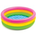 thumbnail image 1 of CUITING Rainbow-Colored Inflatable Swimming Pool for Babies & Kids - 60/90/120 cm Diameter - PVC Material - Perfect for Safe  Fun Water Play Indoors or Outdoors, 1 of 8