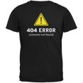 thumbnail image 1 of Halloween 404 Costume Not Found Black Adult T-Shirt, 1 of 1