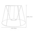 thumbnail image 4 of Miangastore Pendant Light Shade DIY Lampshade Frame Metal Lampshade Bracket Replacement, 4 of 8