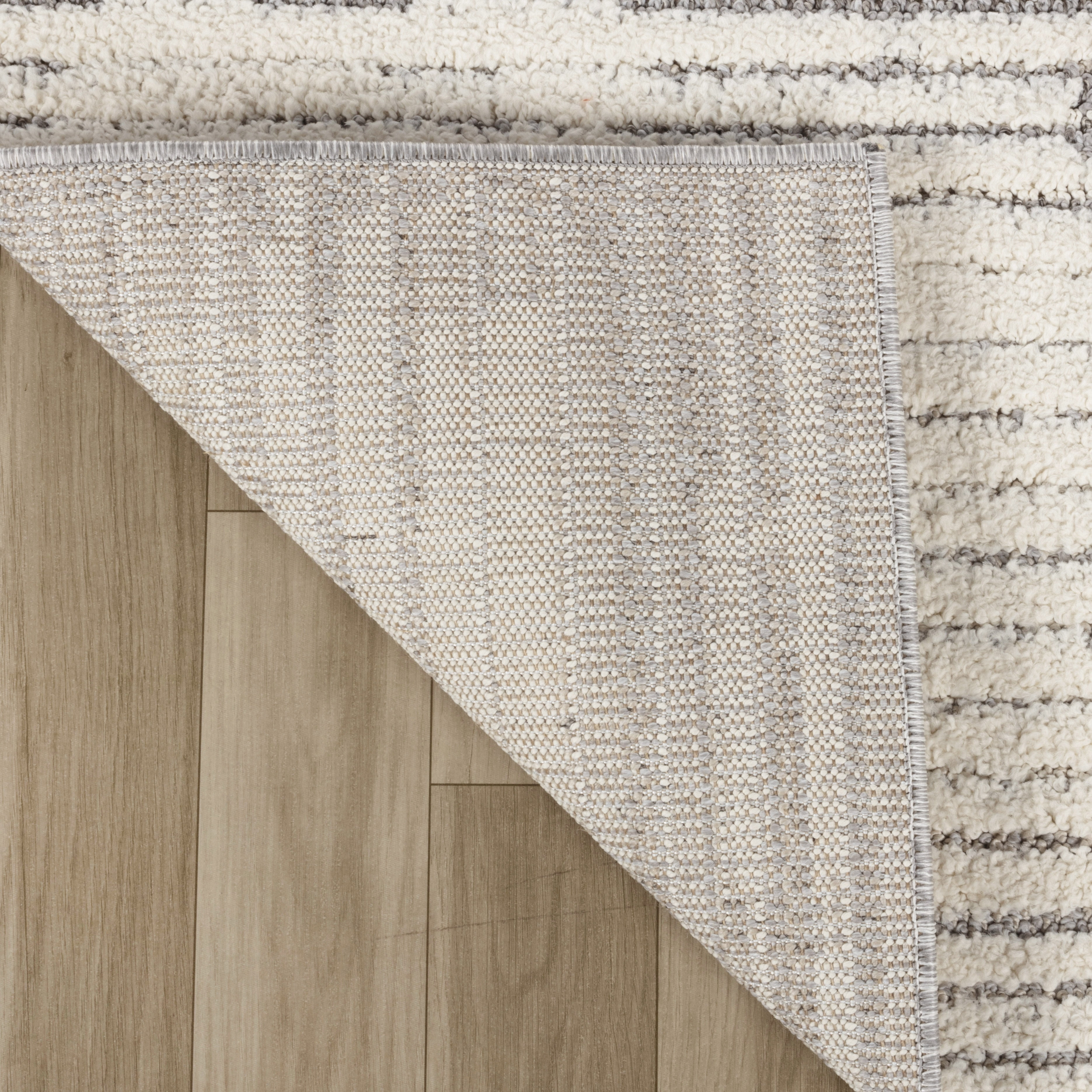 Tapis Branch Nimbus Tapis d'intérieur abstrait, gris crème, moderne - Salon, chambre, salle à manger et cuisine