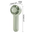 thumbnail image 2 of Weloille USB Rechargeable Handheld Fan, 1 Piece Fan + 1 Piece Charging Cable, Portable Mini Strong Wind 3 Speed Cooling Fan, for Outdoor Travel Camping Beach Office Commute Home, 2 of 6