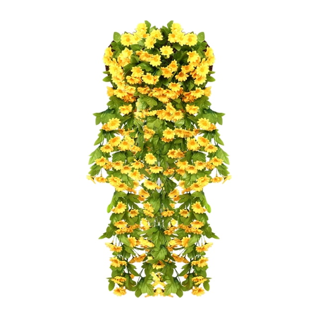 Simulated Rose Bouquets Simulated Flower Wall Hanging Baskets Decorative Landscaping Artificial Flowers Rattan Home Decor Flowers 85cm