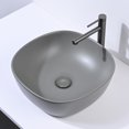 thumbnail image 4 of Aquaterior Bathroom Countertop Ceramic Vessel Sink Single Handle Tall Faucet Kit, 4 of 7