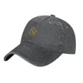 thumbnail image 3 of ZICANCN Adjustable Baseball Cap Women, Character & Patterns Hats for Men Adult Washed Cotton Denim Baseball Caps Fashion, Deep Heather, 3 of 6