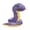 Violet, variante sur Xuanheng Serpent en Peluche Animal en Peluche Mignon Décoration pour la Maison pour Famille Chambre Amis Vert