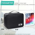 thumbnail image 2 of Electronics Organizer Travel Cable Organizer Bag Waterproof Portable Digital Storage Bag Electronic Accessories Case, 2 of 6