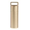 thumbnail image 2 of S SERENABLE Sturdy Brass Storage Bottle Waterproof Size Container Pill Box Survival Large, 2 of 9