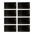 thumbnail image 4 of GUOOL 8 Pieces Disposable Plates Durable Party Paper Plates for Cafe Dining Baking Black, 4 of 9