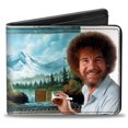 thumbnail image 1 of Portefeuille en Cuir Végane Bob Ross Painting, 1 of 3