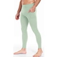 thumbnail image 2 of Sentmoon Yoga Pants Men Mens Compression Pants Men Solid Color Pocket High-Elastic Yoga Pants Control Breathable Warm Running Cycling Sports Fitness Pants for Everyday Wear and Comfortable, 2 of 7
