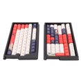 thumbnail image 2 of PBT Keyboard Keycaps, Keyboard Keycaps Easy Installation Curved Layout PBT Dye Sublimation  For Mechanical Keyboards, 2 of 8