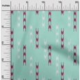 thumbnail image 1 of oneOone Georgette Viscose Fabric Arrow Sign Kasuri Decor Fabric Printed BTY 42 Inch Wide, 1 of 4