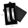 thumbnail image 2 of 2PCS Nail Clipper Stainless Steel Fingernail Clipper Nail Clipper Set, 2 of 10