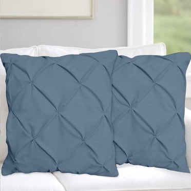 Cotton Metrics Heavy Quality Set of 2 Pinch Pleated Pillow Shams 600TC 100% Organic Cotton Pinch Pillow Shams Gorgeous Decorative Pillow Shams