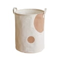thumbnail image 2 of Large Capacity Cotton And Linen Cloth Dirty Clothes Basket Toys And Sundries Storage Bucket Multifunctional Foldable Thickened Storage Basket With Hand Strap, 2 of 6