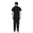 thumbnail image 4 of Inkmeso Solid Nightwear Set For Mens Tshirt And Pants Pajama Set Short Sleeve Pjs Loungewear Set, 4 of 8