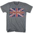thumbnail image 1 of Def Leppard 80s Heavy Metal Band Rock and Roll British Flag Adult T-Shirt Tee, 1 of 1
