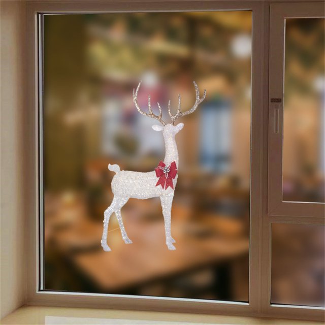 TopLLC Christmas Window Sticker,Home Outdoor Family Arch Sticker Baby Nativity Christmas Figures Decor Lighted Outdoor Christmas Sticker For Courtyard Garden on Clearance