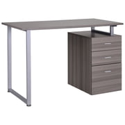HOMCOM 47" Computer Desk Writing Table Workstation with Reversible Drawers