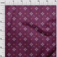 thumbnail image 2 of oneOone Polyester Lycra Fabric Check Kasuri Print Fabric BTY 56 Inch Wide, 2 of 4