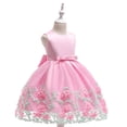 thumbnail image 1 of LEEy-world Robe de Princesse Déguisement pour Petites Filles Tout-Petits Enfants Bébés Filles Dashiki Style Traditionnel Manches Courtes Col Rond Robe Ankara Robes de Princesse Ensembles, Rose, 1 of 5
