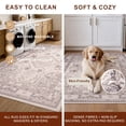 thumbnail image 4 of ECARPET Oriana Machine Washable Traditional Area Rug for Living Room, Bedroom, Dining Room, Entrance, Hallway and More, 4 of 8