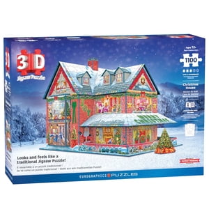 Eurographics 3D Maison de Noël 1100 Puzzle de pièce