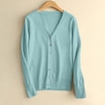 thumbnail image 1 of Styesk Cardigan Sweaters for Women Lightweight Open Front Cardigans Button Long Sleeve Crochet Knit Cardigans Versatile Solid Color Fall Outfits Casual Loose Fit Oversized Sweaters, 1 of 9