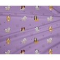 thumbnail image 4 of oneOone Tissu Polyester Lycra Imprimé Herbe & Chiots au Mètre 56 Pouces de Large, 4 of 4